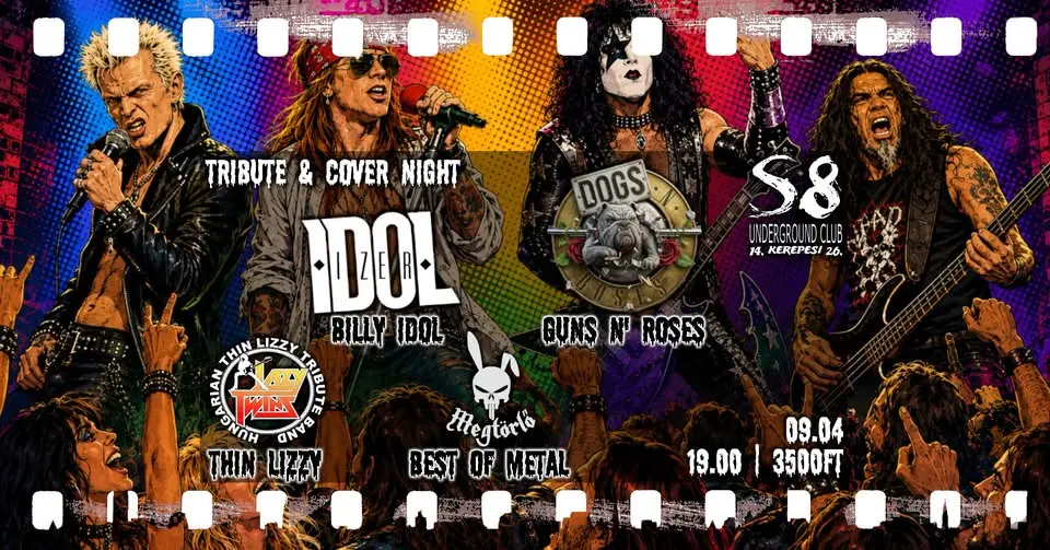 Tribute & Cover Night koncert Budapesten (S8 Underground Club)