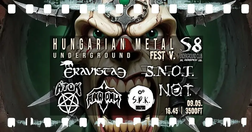 Hungarian Metal Underground Fest V. koncert Budapesten (S8 Underground Club)