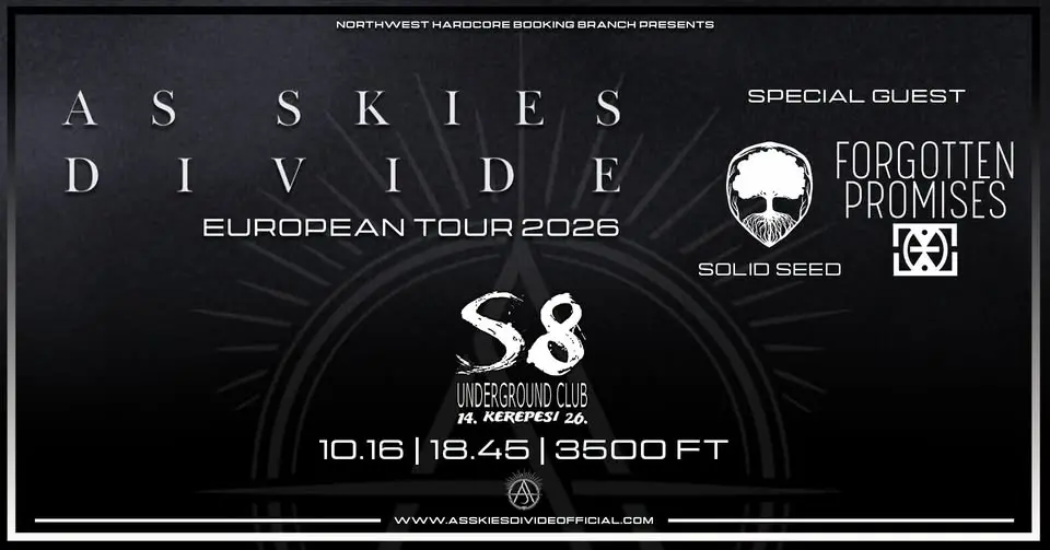 As Skies Divide [S] | Forgotten Promises | Solid Seed koncert Budapesten (S8 Underground Club)