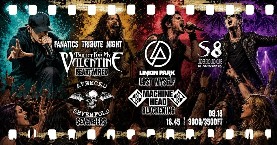 Fanatics Tribute Night koncert Budapesten (S8 Underground Club)