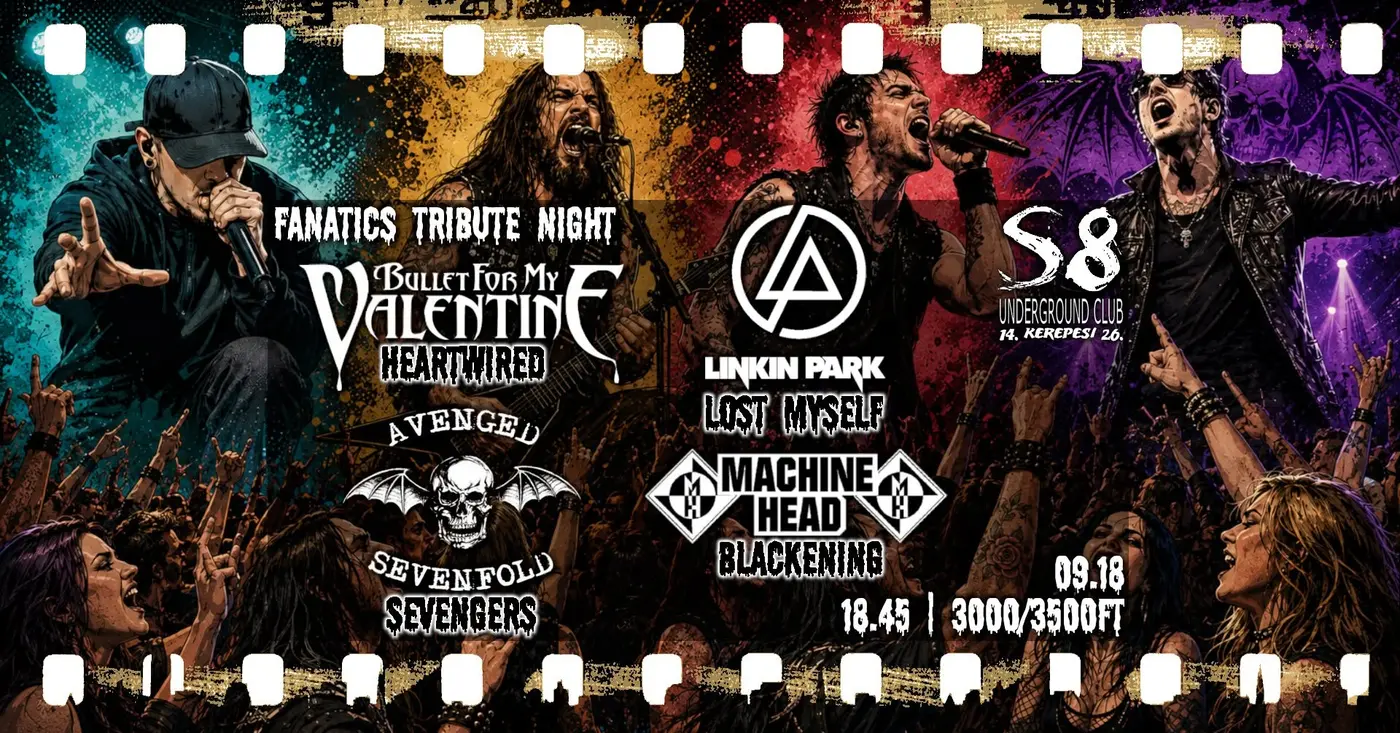 Fanatics Tribute Night koncert Budapesten (S8 Underground Club)