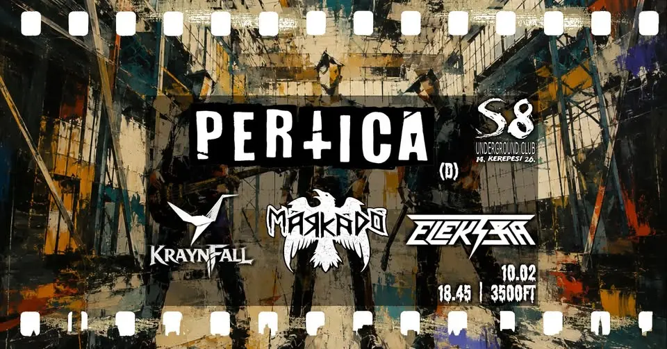 Pertica [D] | Elektra | Kraynfall | Márkádó koncert Budapesten (S8 Underground Club)