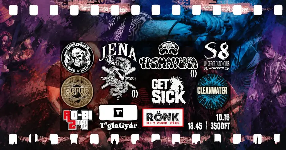 Jena [I] | Micymyao [I] | HorsePW | GetSick | Zerge | TglaGyár | Cleanwater | RoBi2Men | Rönk - S8