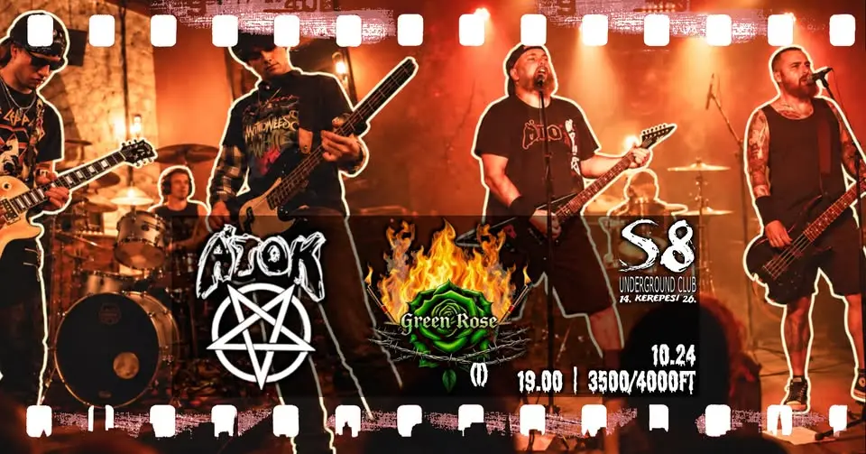 Green Rose [I] | Átok koncert Budapesten (S8 Underground Club)