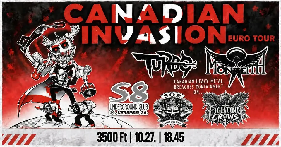 Canadian Invasion koncert Budapesten (S8 Underground Club)