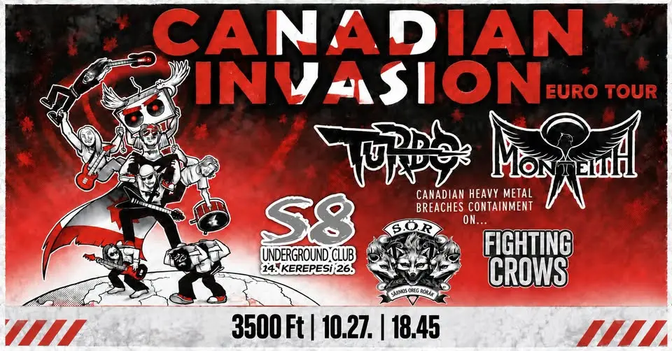 Canadian Invasion koncert Budapesten (S8 Underground Club)