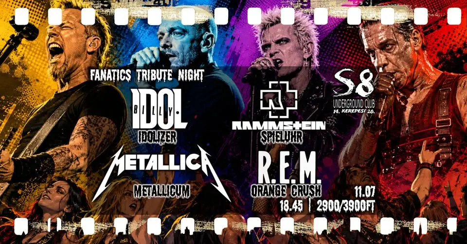 Fanatics Tribute Night koncert Budapesten (S8 Underground Club)