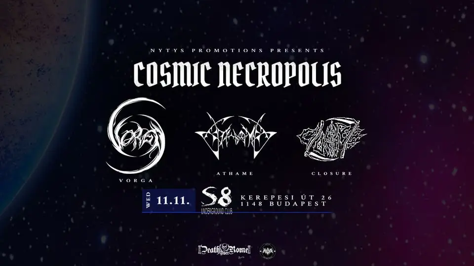 Vorga [D] | Athame | Closure koncert Budapesten (S8 Underground Club)