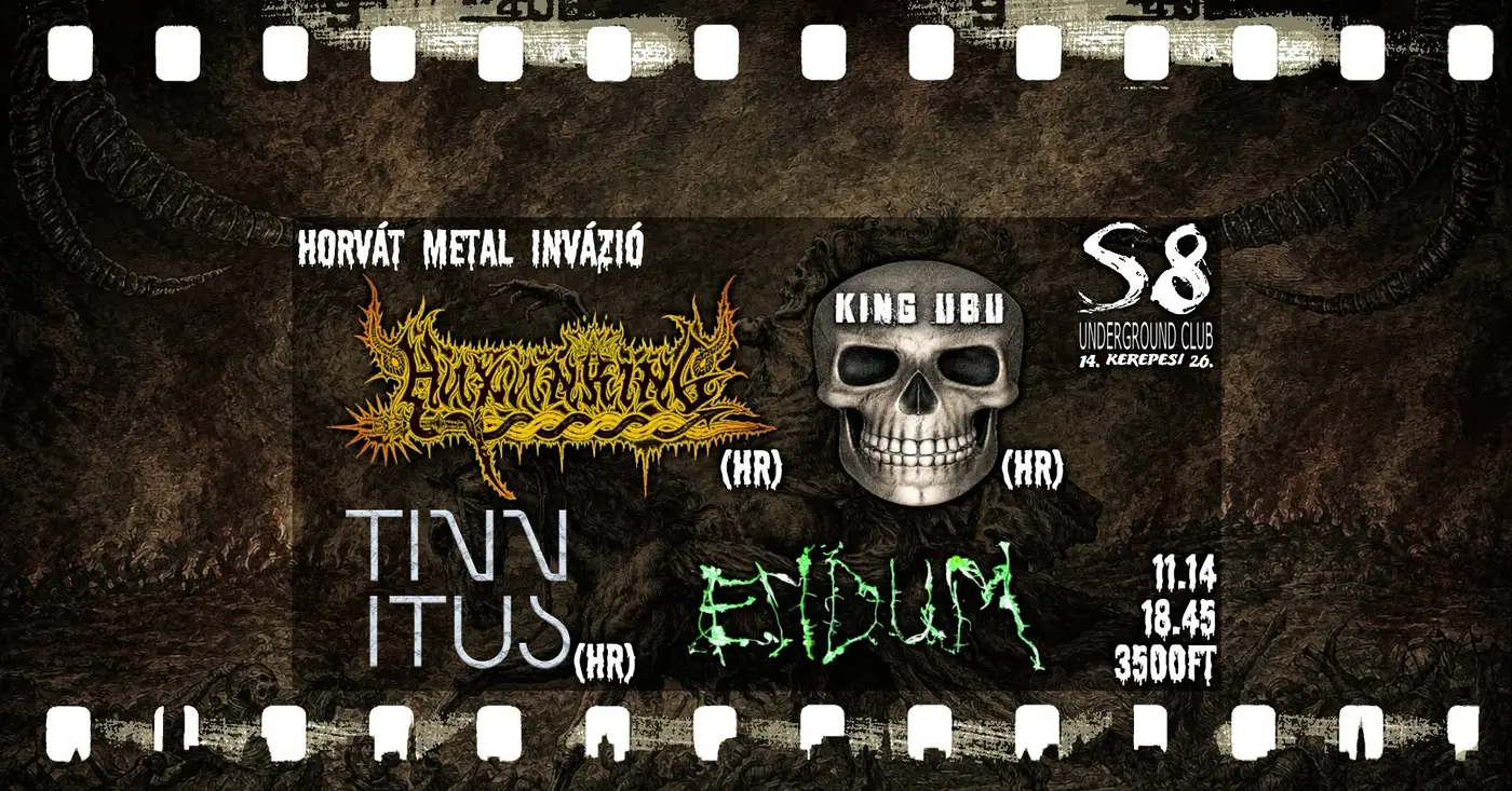 Horvát Metal Invázió koncert Budapesten (S8 Underground Club)