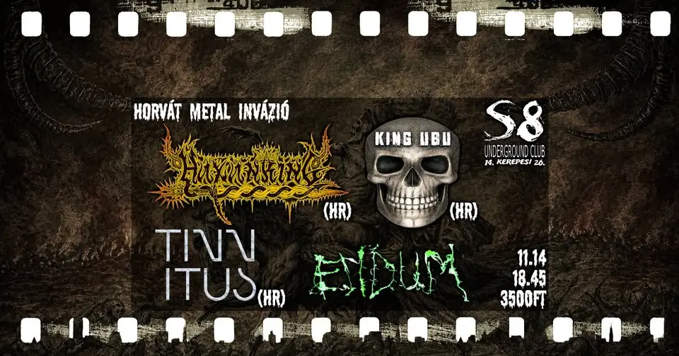 Horvát Metal Invázió koncert Budapesten (S8 Underground Club)