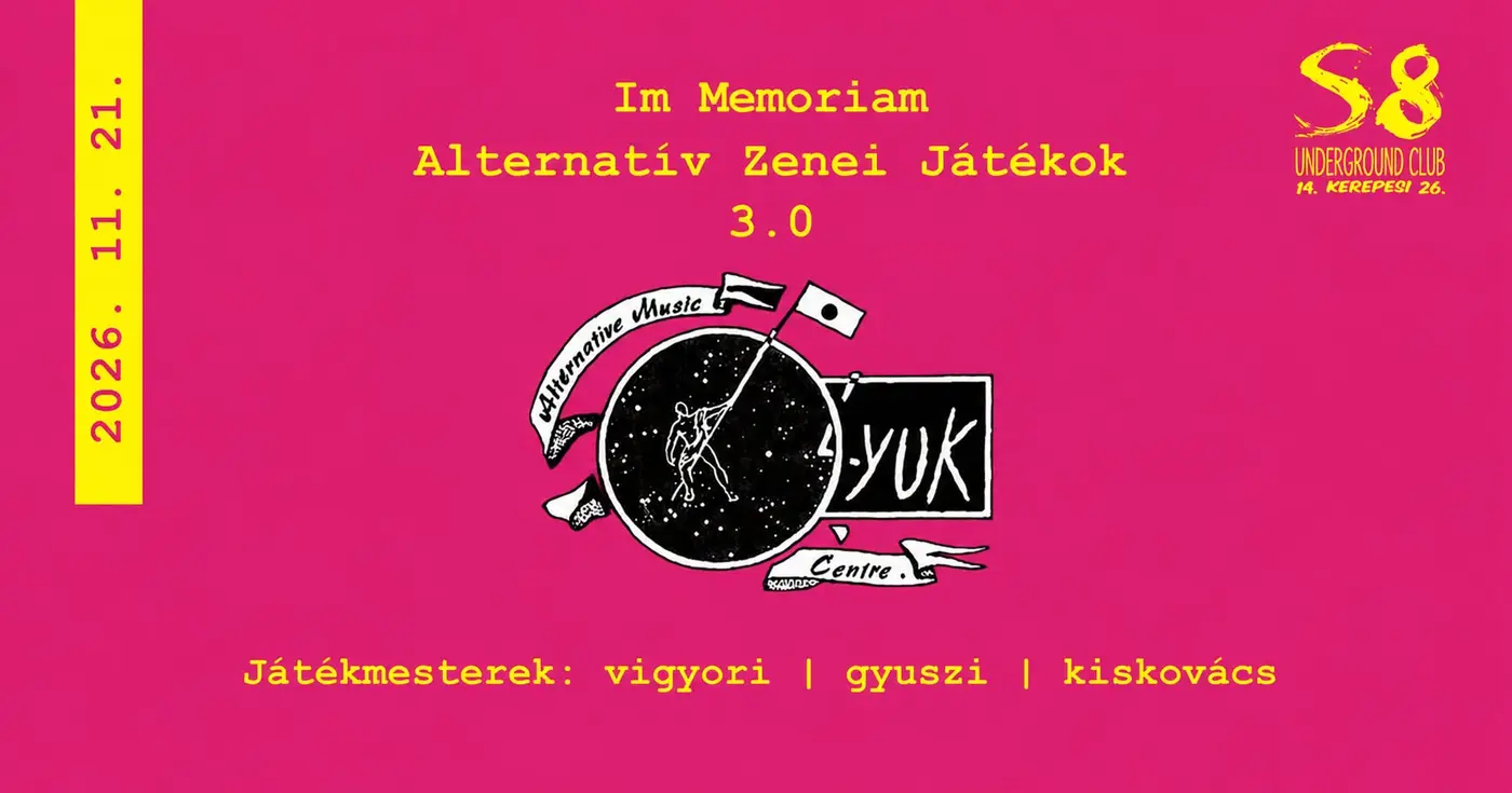 In Memoriam Alternatív Zenei Játékok 3.0 | In Memoriam Fekete Lyuk koncert Budapesten (S8 Underground Club)