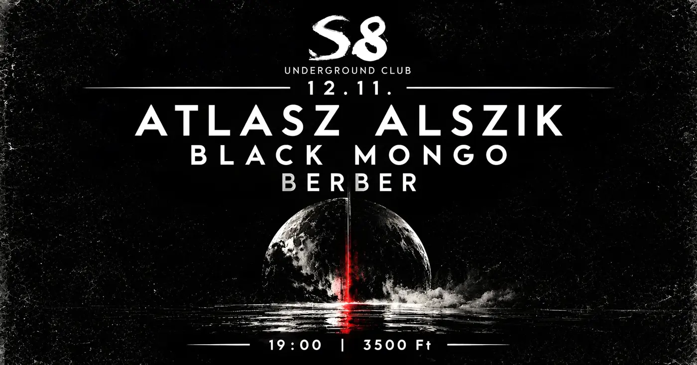 Atlasz Alszik | Black Mongo | Berber koncert Budapesten (S8 Underground Club)