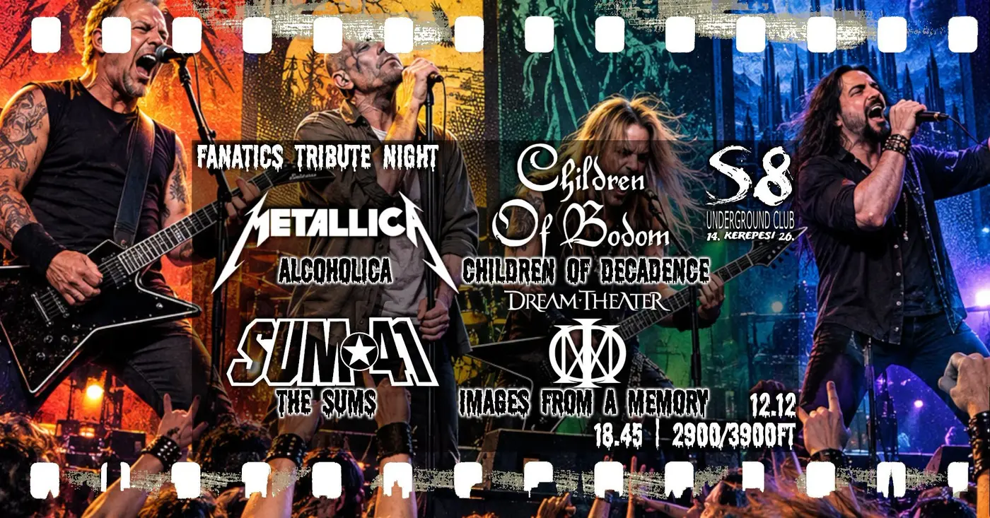 Fanatics Tribute Night koncert Budapesten (S8 Underground Club)