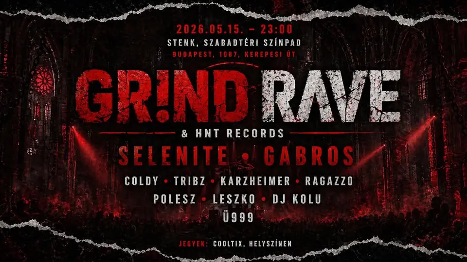 STENK - GR!ND RAVE - GABROS X SELENITE X HNT RECORDS koncert Budapesten (Stenk)