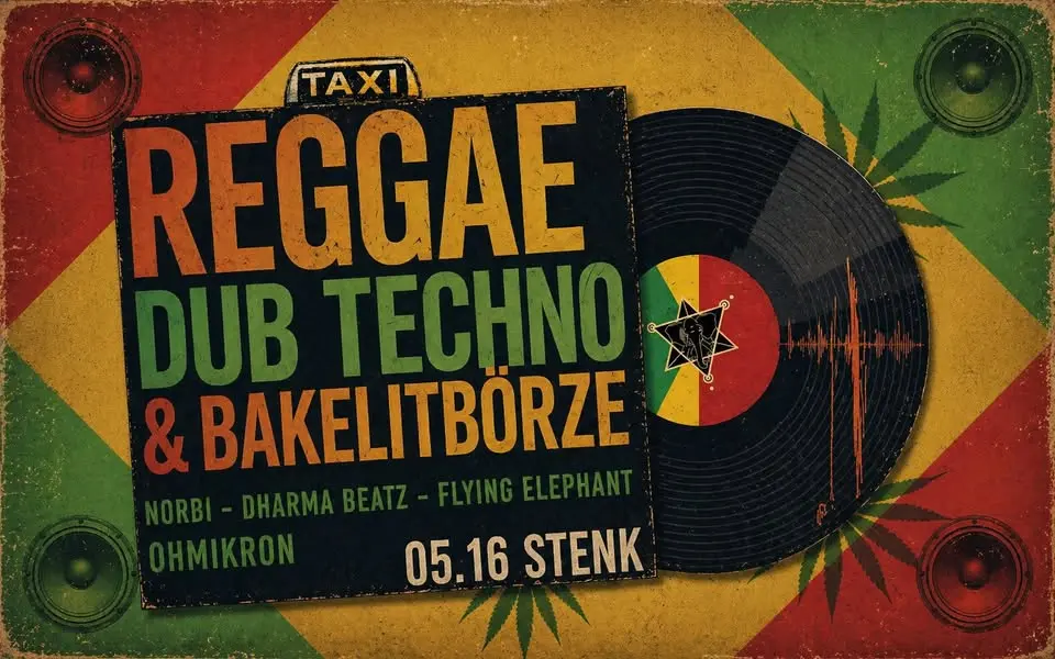 Reggae & Dub Techno / Bakelitbörze & Flea Market koncert Budapesten (Stenk)