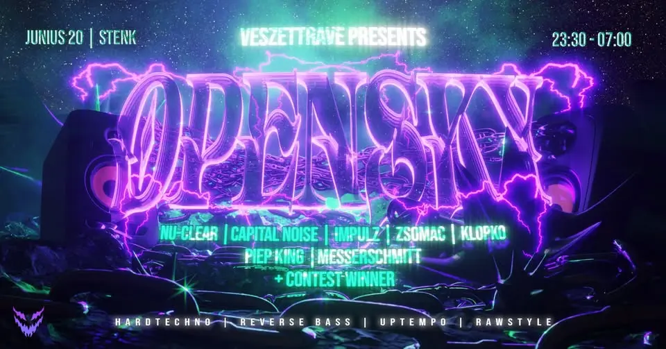 Veszett Rave presents: OPENSKY koncert Budapesten (Stenk)