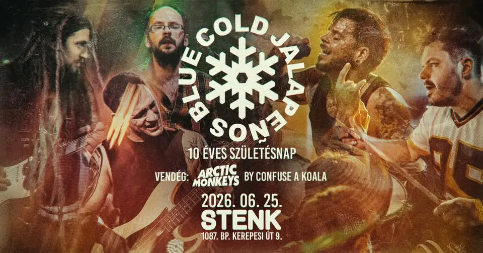 Red Hot Chili Peppers by Blue Cold Jalapeños - 10 éves születésnapi nagykoncert 💥 STENK koncert Budapesten (Stenk)