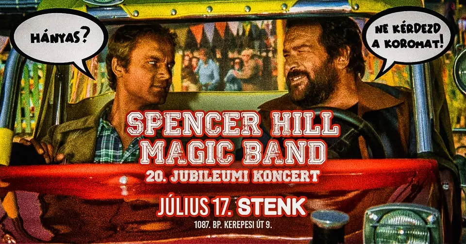 Spencer Hill Magic Band 20. jubileumi koncert koncert Budapesten (Stenk)