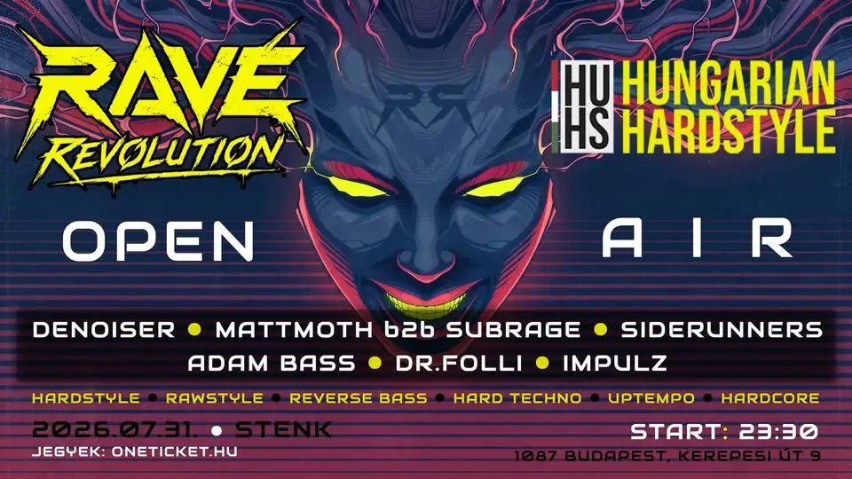 Rave Revolution koncert Budapesten – Stenk
