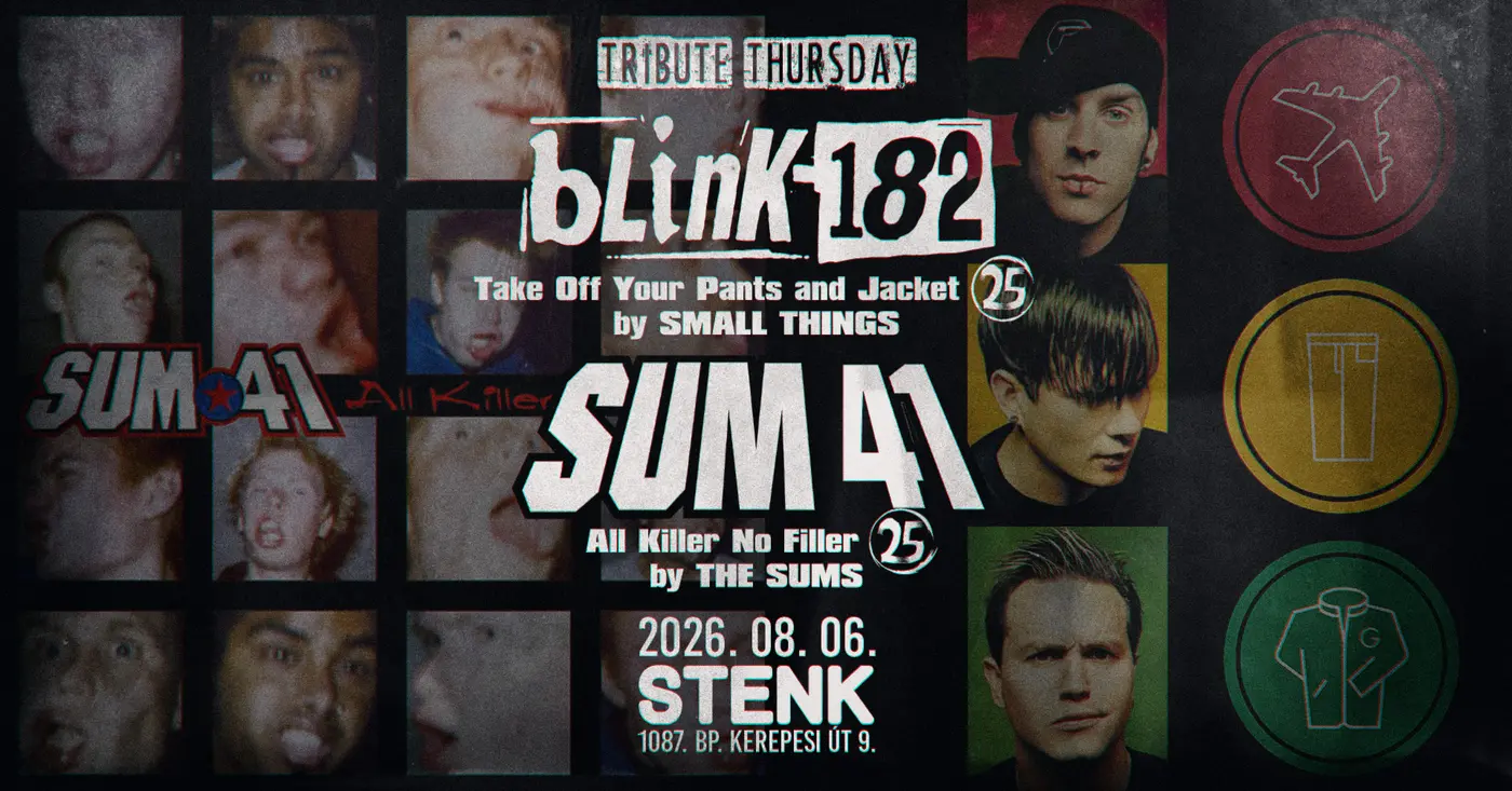 blink-182 - Take Off Your Pants and Jacket, Sum41 - All Killer No Filler lemezlejátszó 💥 STENK koncert Budapesten (Stenk)