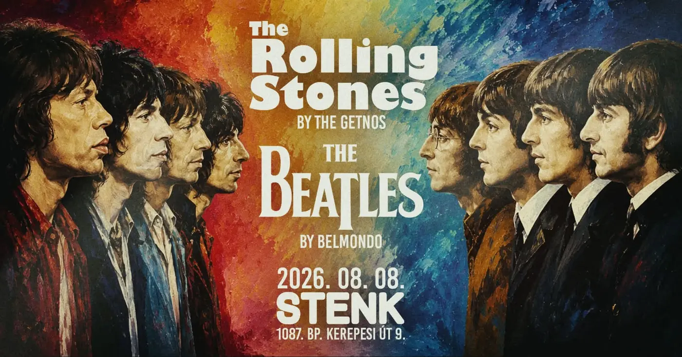 Beatles + Rolling Stones tribute 💥 Belmondo & The GetNos 💥 STENK koncert Budapesten (Stenk)