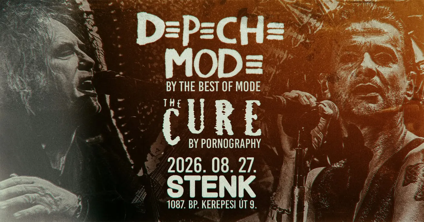 Depeche Mode + The Cure tribute 💥 The Best Of Mode, Pornography 💥 STENK koncert Budapesten (Stenk)