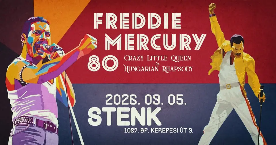 Freddie Mercury 80 koncert Budapesten (Stenk)