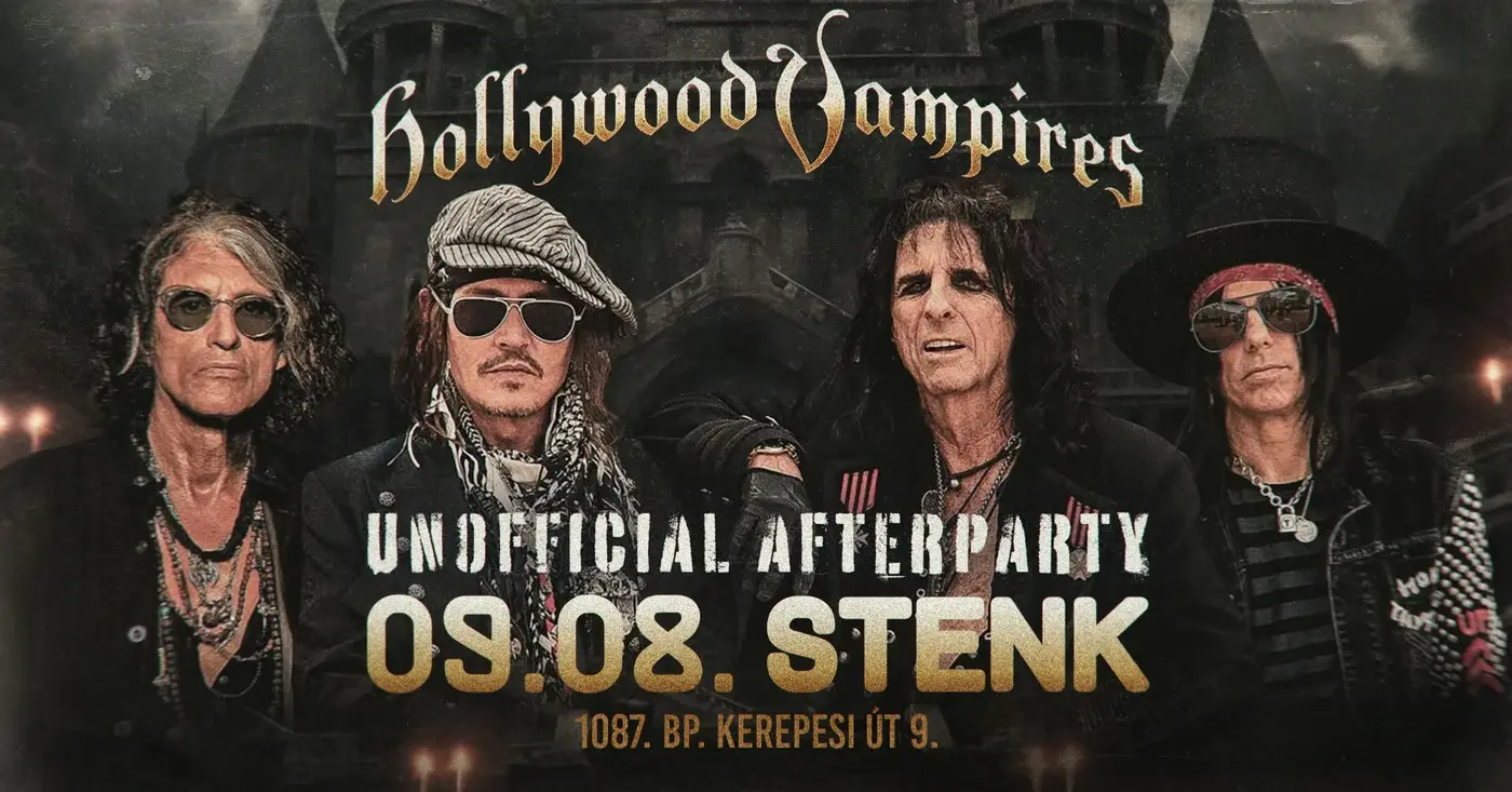 Hollywood Vampires unofficial afterparty koncert Budapesten (Stenk)