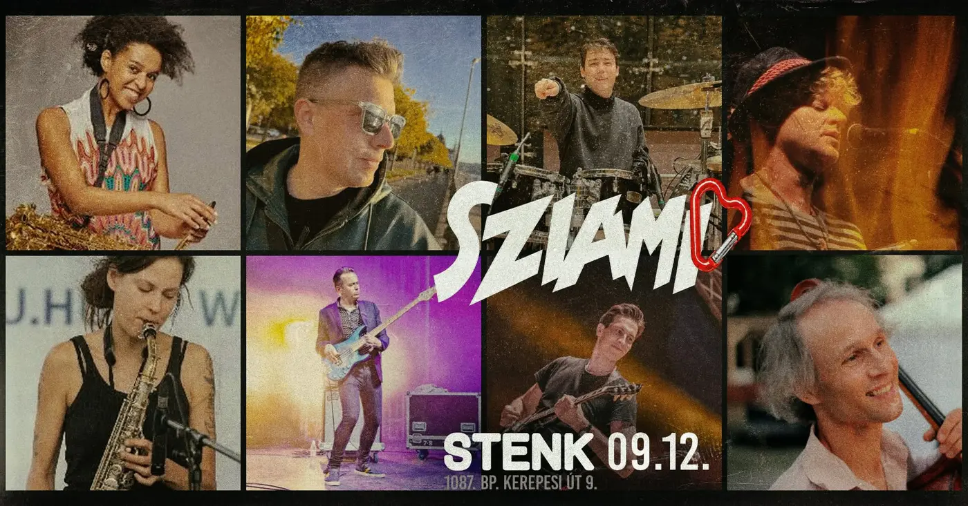 Sziámi & the Guests koncert Budapesten (Stenk)