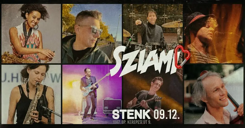 Sziámi & the Guests koncert Budapesten (Stenk)