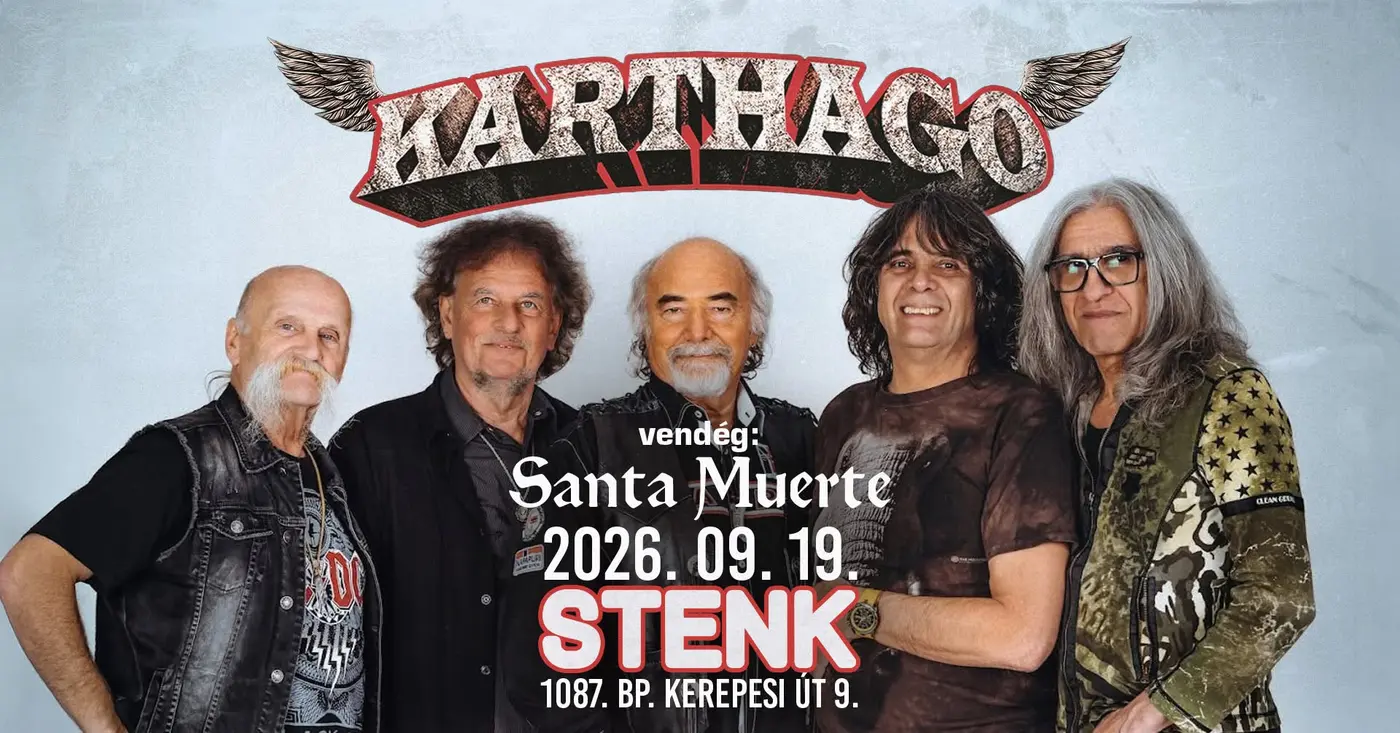 Karthago, vendég: Santa Muerte koncert Budapesten (Stenk)
