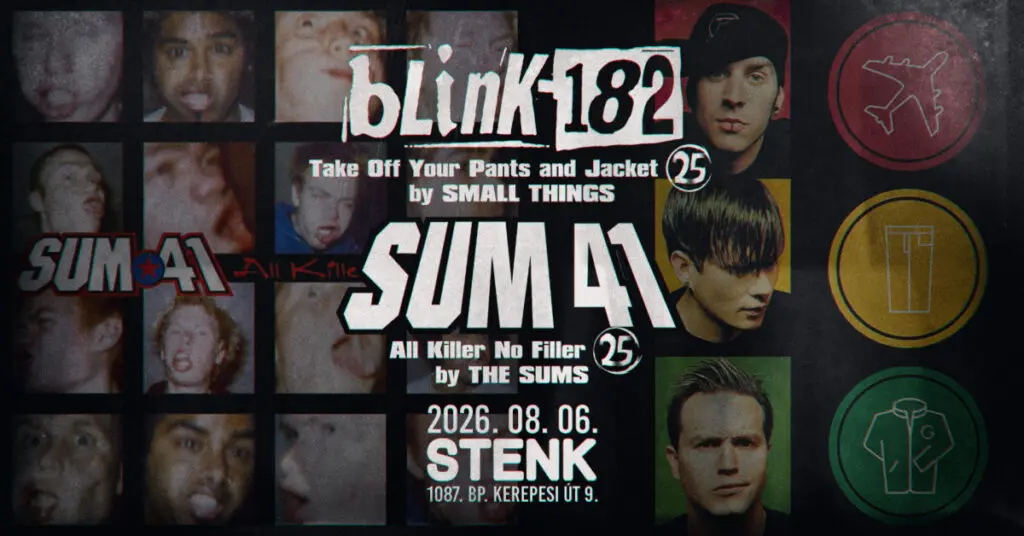 blink-182 by Small Things, Sum41 – The Sums lemezlejátszó koncert koncert Budapesten (Stenk)