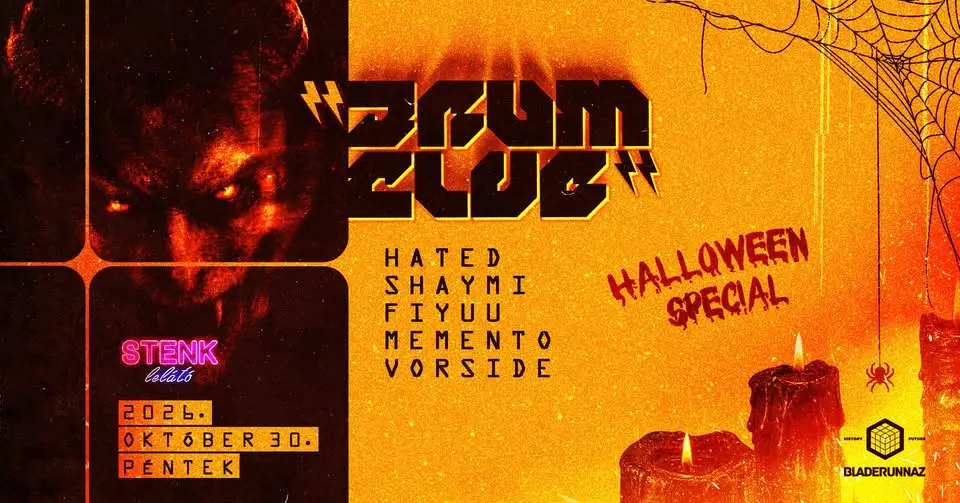 Drum Club Halloween – STENK Lelátó koncert Budapesten (Stenk)