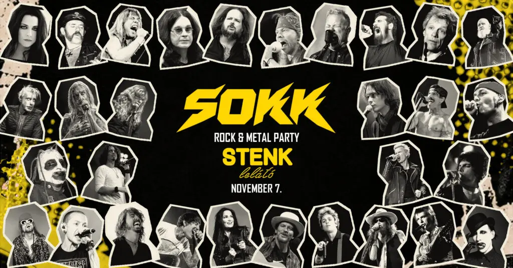 SOKK ⚡️ Rock & Metal Party koncert Budapesten (Stenk)