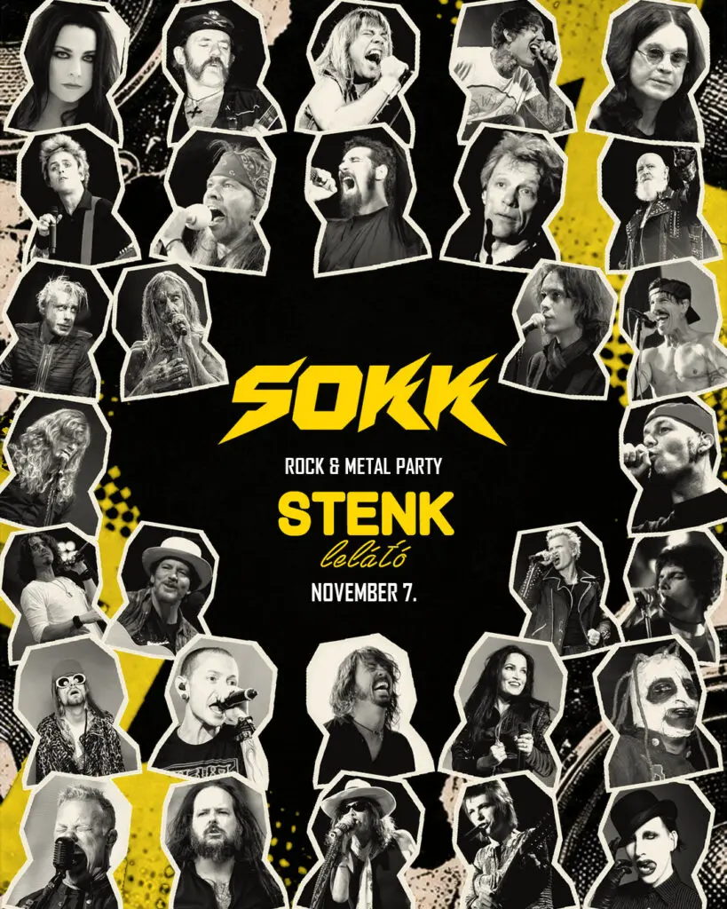 SOKK ⚡️ Rock & Metal Party ⚡️ STENK Lelátó koncert Budapesten (Stenk)