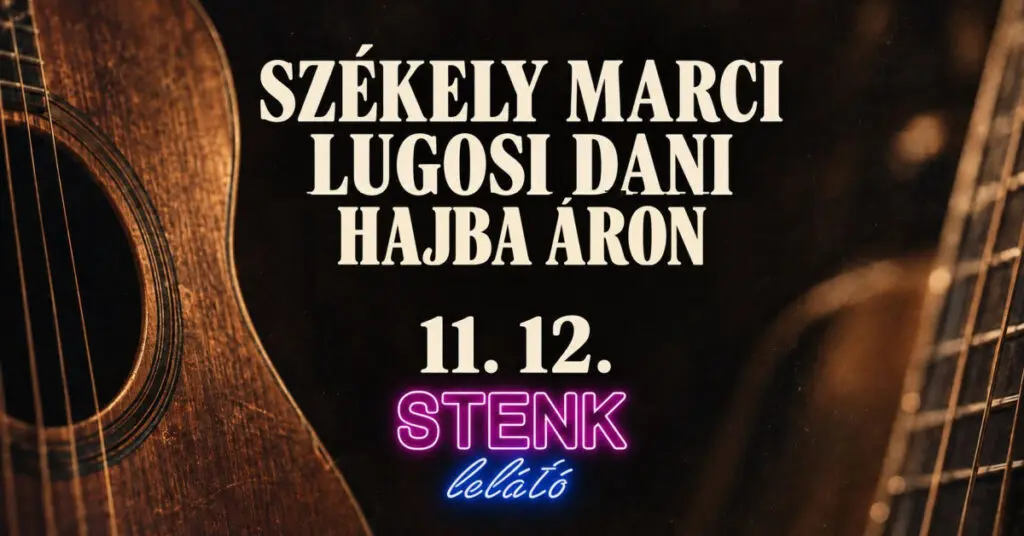 Székely Marci, Lugosi Dani, Hajba Áron akusztik – STENK lelátó koncert Budapesten (Stenk)