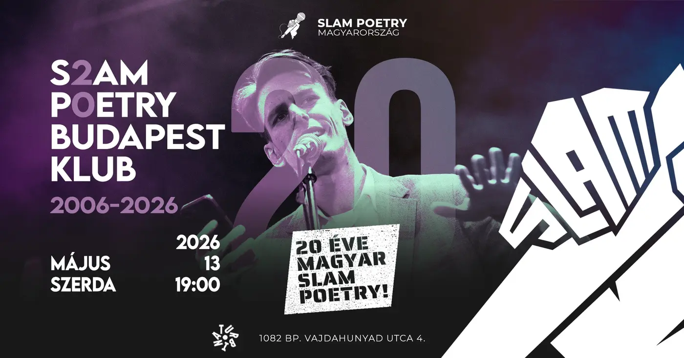 SLAM POETRY BUDAPEST KLUB koncert Budapesten (Turbina Budapest)