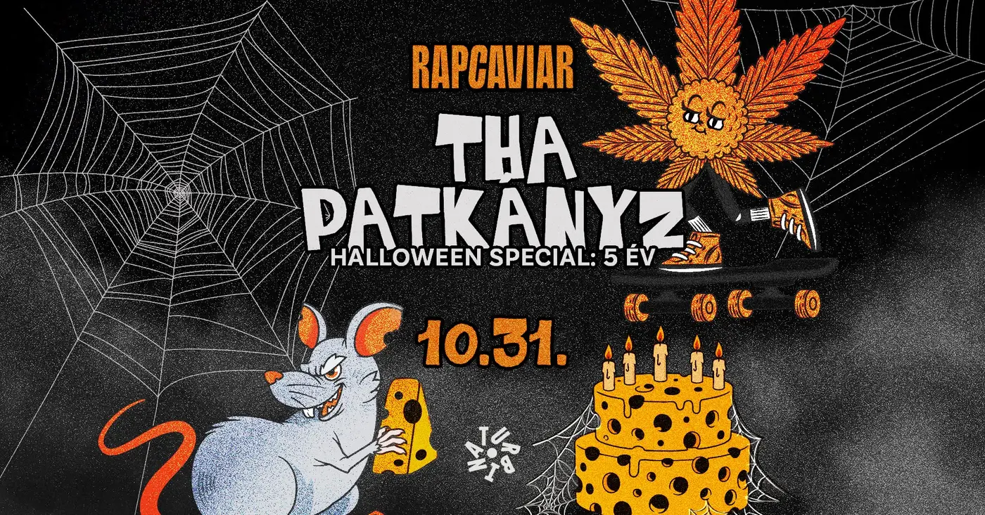 THA PATKÁNYZ – HALLOWEEN SPECIAL: 5 ÉV // TURBINA // 10.31. koncert Budapesten (Turbina Budapest)