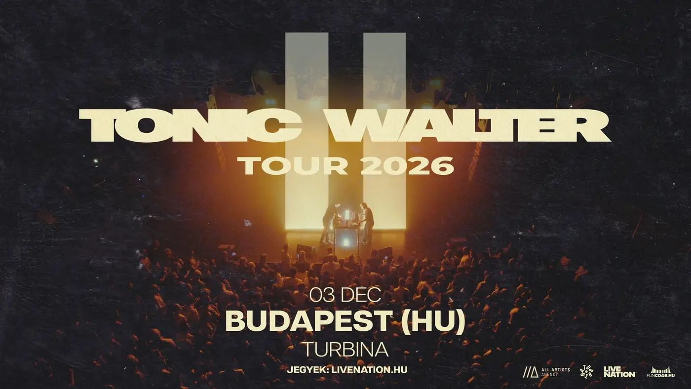 TONIC WALTER – II TOUR koncert Budapesten (Turbina Budapest)