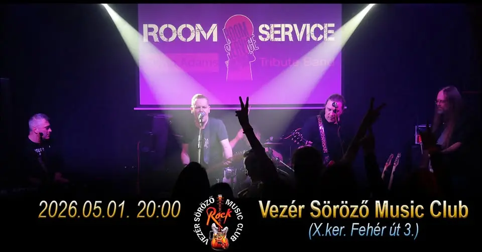 ROOM SERVICE koncert Budapesten (Vezér Söröző Music Club)