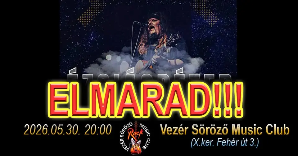 ELMARAD!!! ÉZSIÁS PÉTER AKUSZTIK koncert Budapesten (Vezér Söröző Music Club)