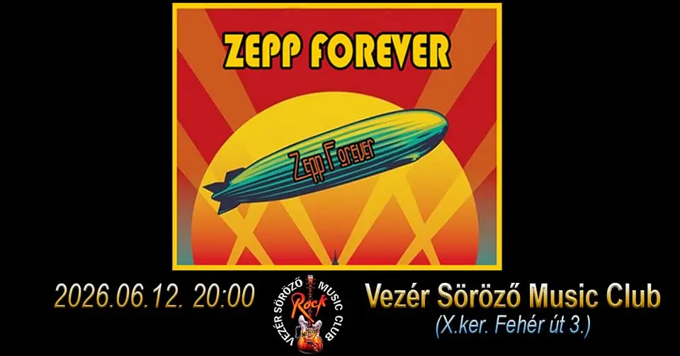 ZEPP FOREVER koncert Budapesten (Vezér Söröző Music Club)