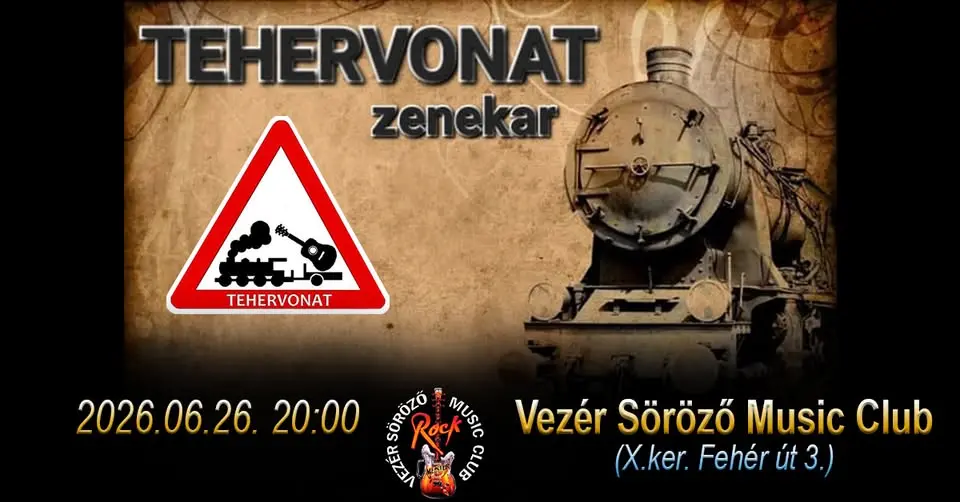 TEHERVONAT koncert Budapesten (Vezér Söröző Music Club)