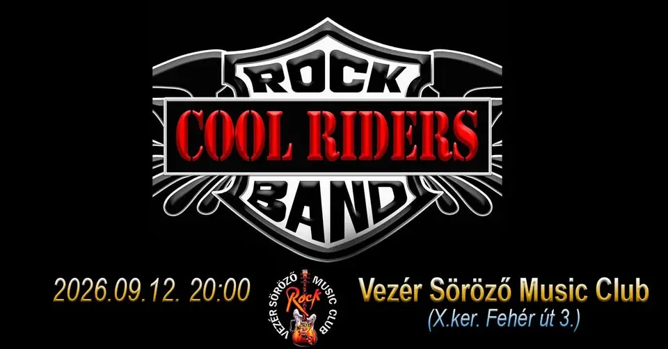 COOL RIDERS koncert Budapesten (Vezér Söröző Music Club)