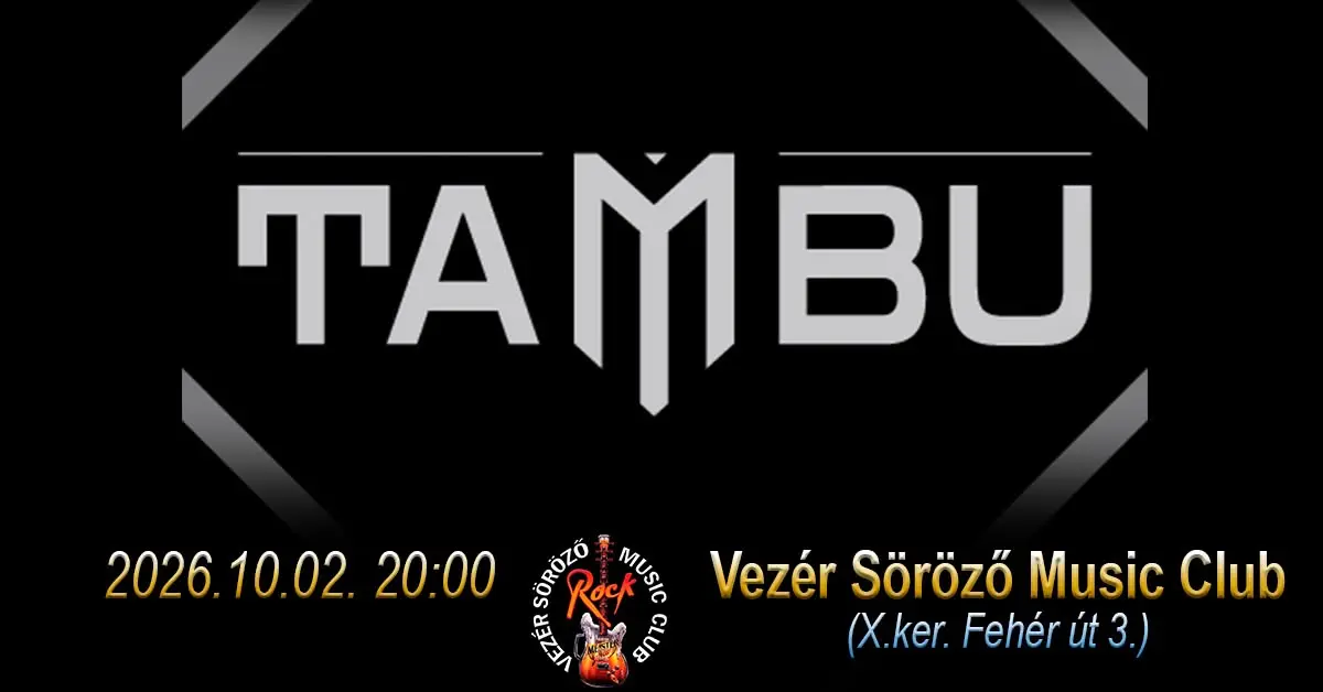 TAMBU TOTO TRIBEUTE BAND koncert Budapesten – Vezér Söröző Music Club