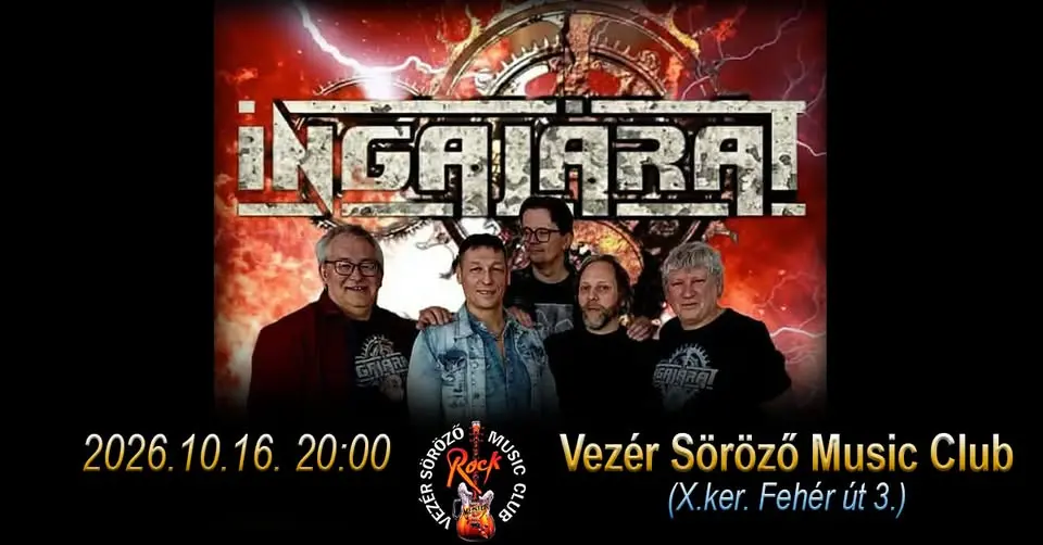 B'SIDE, INGAJÁRAT koncert Budapesten (Vezér Söröző Music Club)