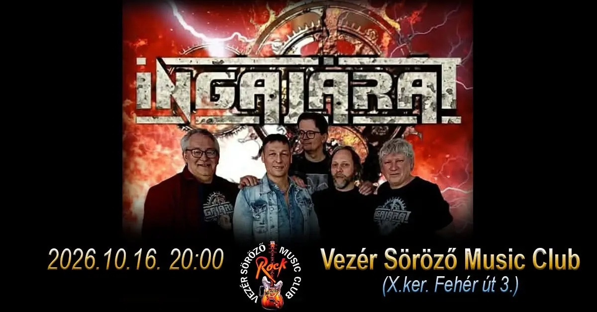 INGAJÁRAT koncert Budapesten (Vezér Söröző Music Club)