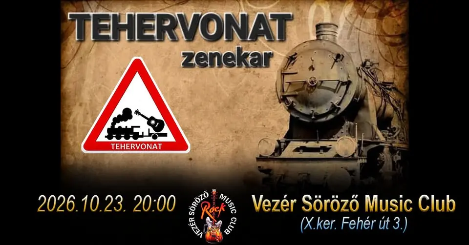 TEHERVONAT koncert Budapesten (Vezér Söröző Music Club)