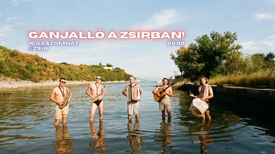 GANJÁLLÓ koncert Budapesten (Zsír)