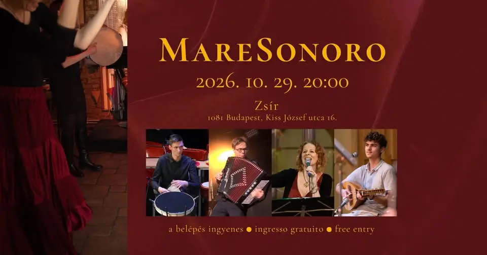 MareSonoro koncert Budapesten (Zsír)